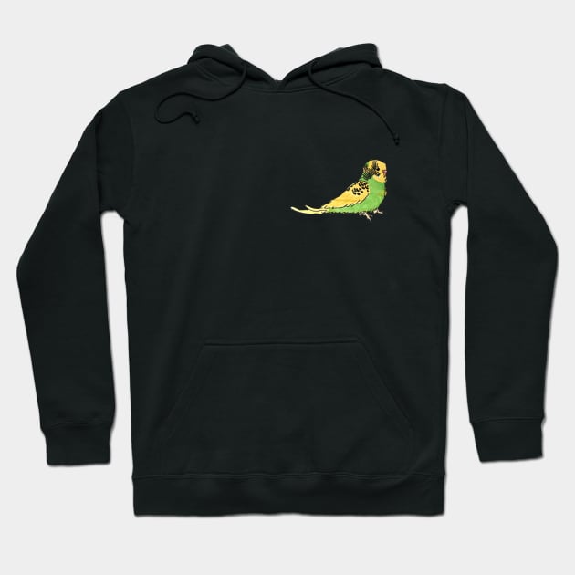 Budgie - recessive pied Hoodie by CMCdoodles